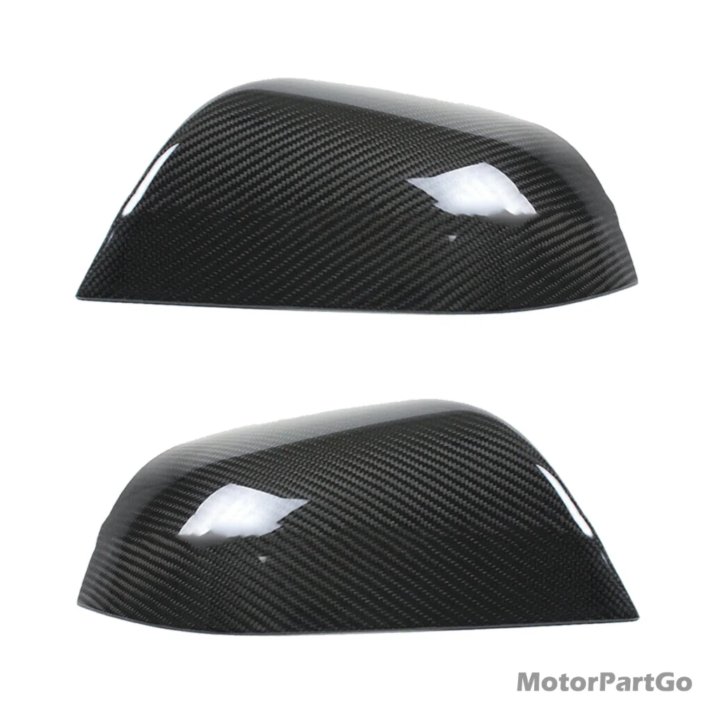 

Зеркальный чехол из настоящего волокна Crabon, 1 пара для Tesla Model X 14-19