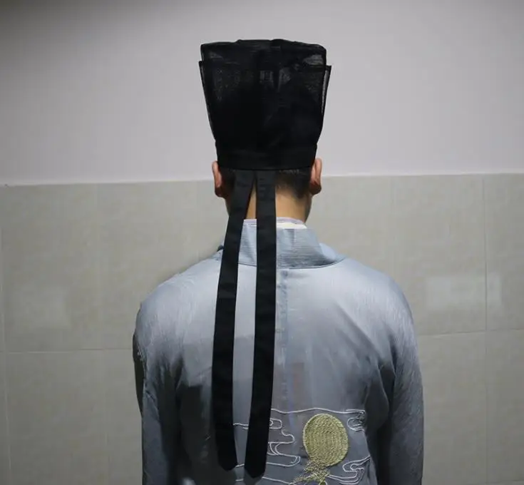 Аксессуары Hanfu для мужчин и женщин шляпа ханьфу недревняя черная летающая рыба