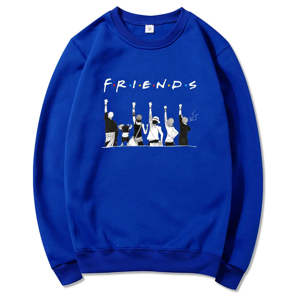 

One Piece Luffy Japanese Anime Harajuku Printed Sweatshirt Men/women Crewneck Fashion Casual Hip-hop Original Clothing Men