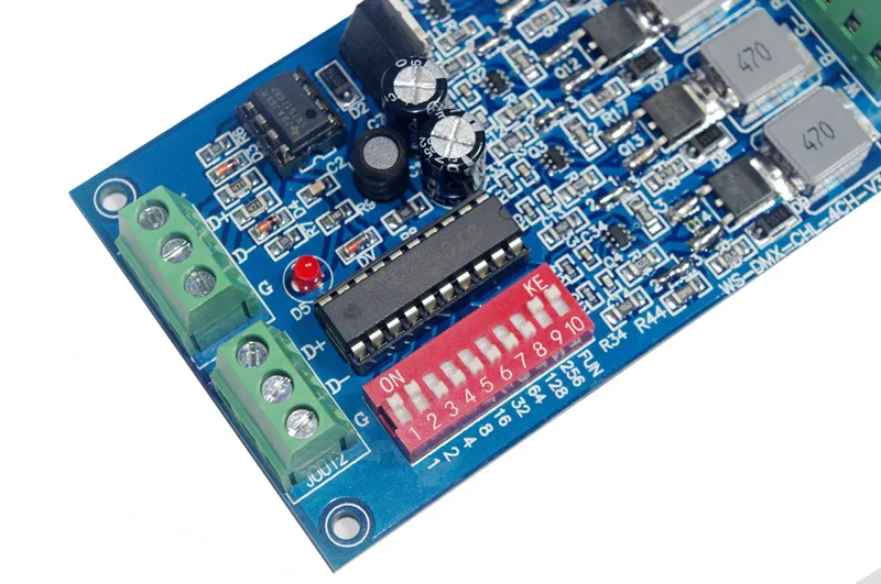 

DC5-24V 4CH 1000MA 1100MA 1300MA 1500MA constant current LED DMX Decoder 12V CC 4 channels DMX512 Controller For RGBW RGB Lamp