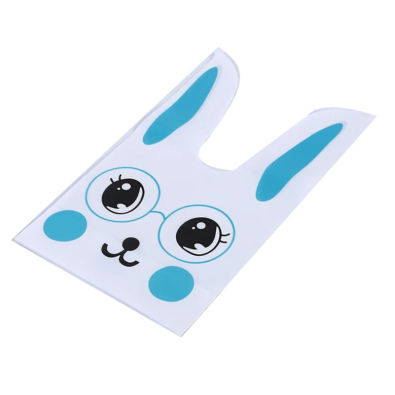 50 шт./упак. милые мешочки для конфет с ушками кролика пакет выпечки закусок товары