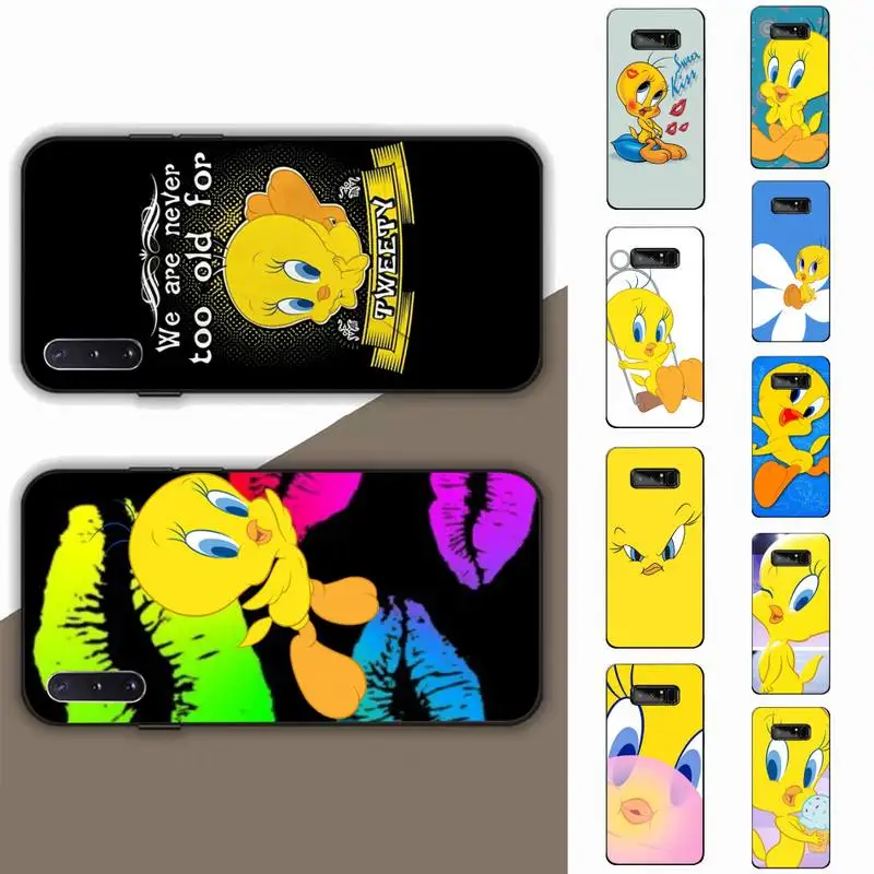 

Cartoon Tweety Bird Piolin Phone Case for Samsung Note 5 7 8 9 10 20 pro plus lite ultra A21 12 72