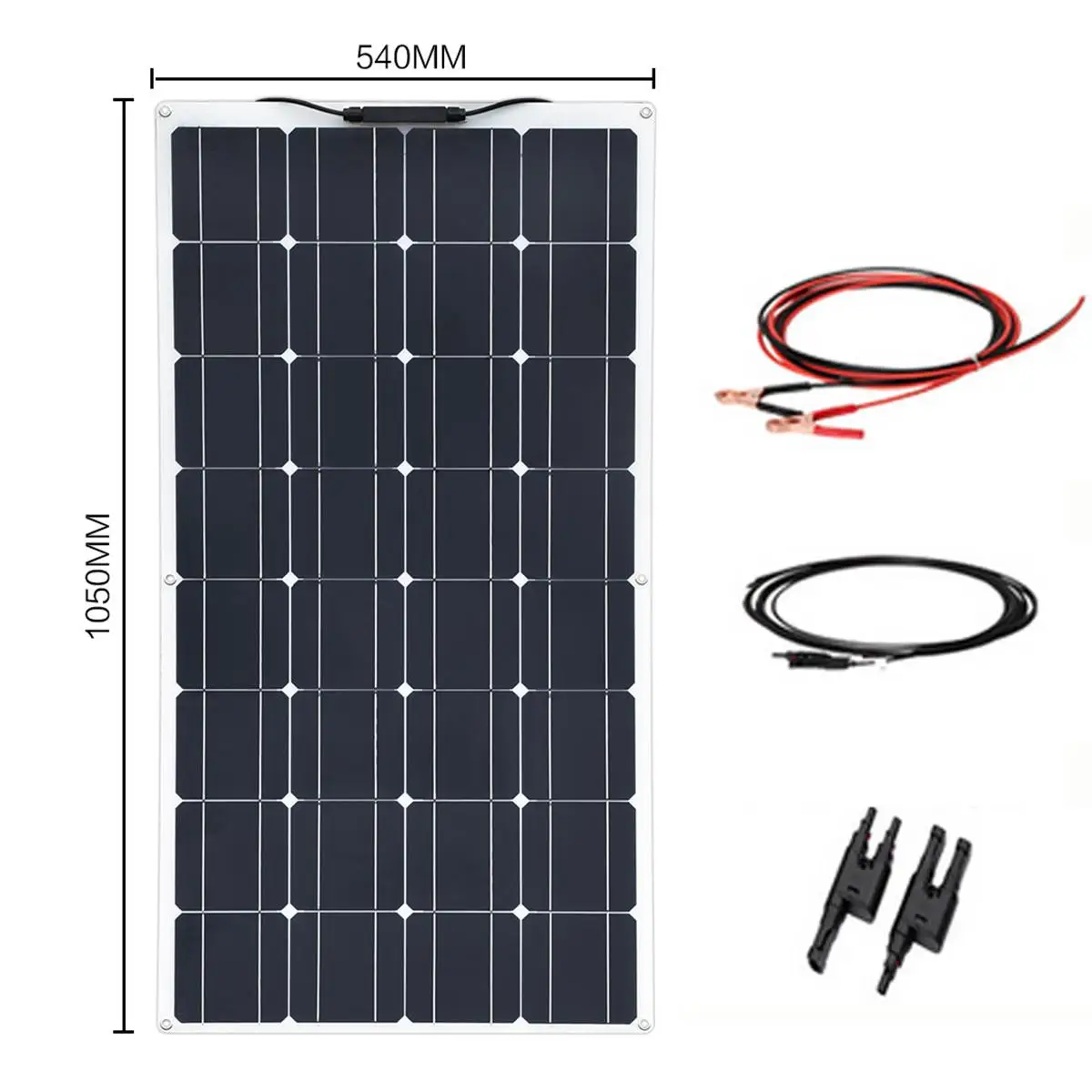 Murah 200W 20V Panel Tenaga Surya/Solar Panel Fleksibel Monocrystalline Solar Cell Untuk Mobil RV Kapal Pesiar Kapal Uap Perahu Rumah Solar Charger Baterai