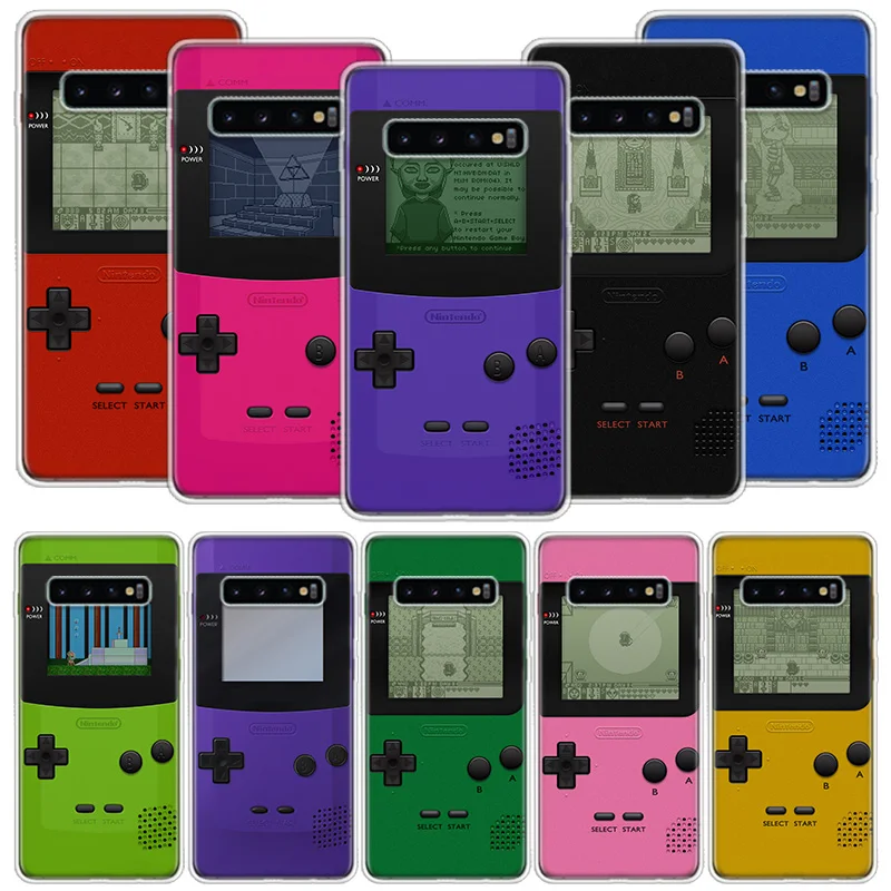 Чехол для телефона с игровой консолью для Samsung A14 A24 A34 A54 A90 5G J8 J6 J4 Plus Galaxy A80 A91 A81 F52 F62 S10 Lite 2020 S6 Edge M60S M