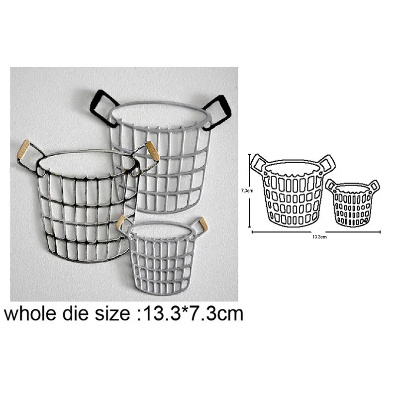 Штампы для рукоделия металлические штампы в виде корзины одежды трафареты