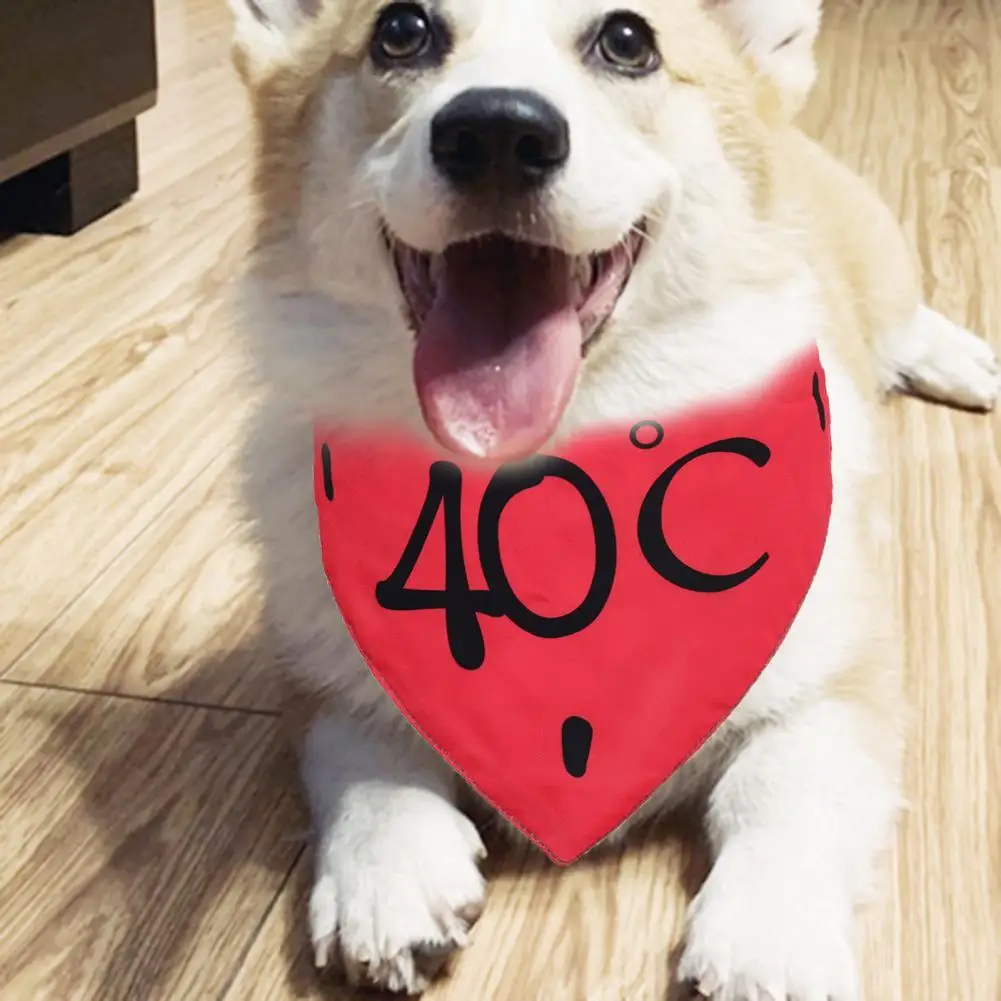 

70% Dropshipping!!Dog Neckerchief Dirt-proof Non-fade Double-sided Pineapple Watermelon Dog Triangle Bib for Summer