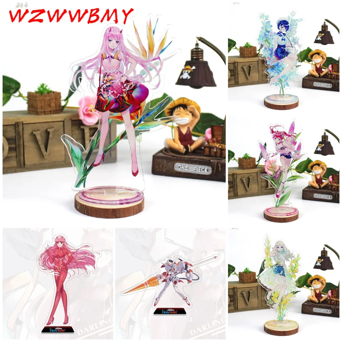 

DARLING in the FRANXX Anime Figure Acrylic Stand Model Toys Kawaii ZERO TWO 02 Action Figures Desk Decoration Anime Lovers Gifts