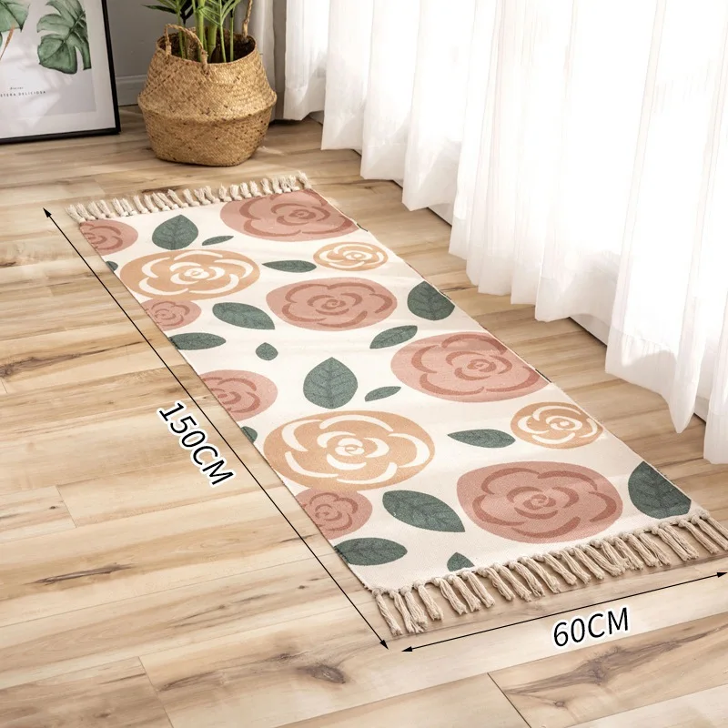 Новинка 2020 домашний гобелен с кисточками коврики для прикроватной тумбы пледы