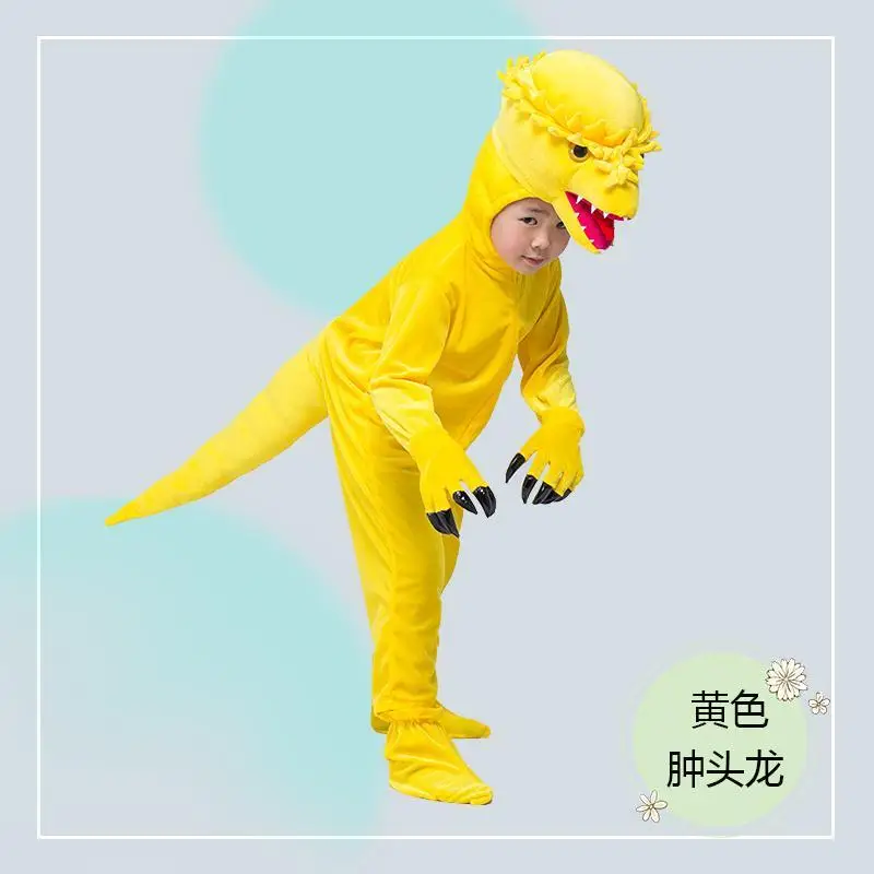 Детский костюм динозавра одежда тираннозавр маленькая броня дракон Трицератопс