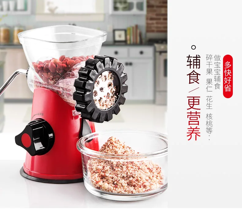 

Manual Chopper Food Processor Home Multifunction Manual Meat Grinder Mincer Machine Sausage Kitchen Home Gadgets BC50JRJ