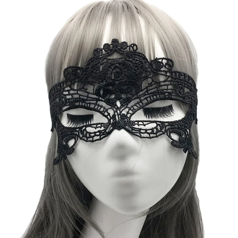 100 шт./лот Хэллоуин вечевечерние НКА Половина лица лиса бабочка Павлин кружевная