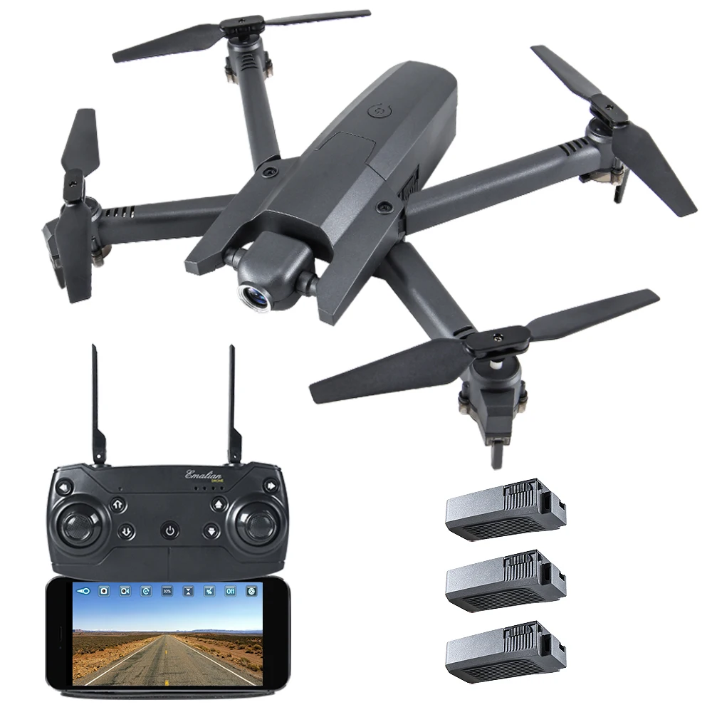 GW106 Радиоуправляемый Дрон с камерой 720P WiFi FPV контроль высоты приложение GPS