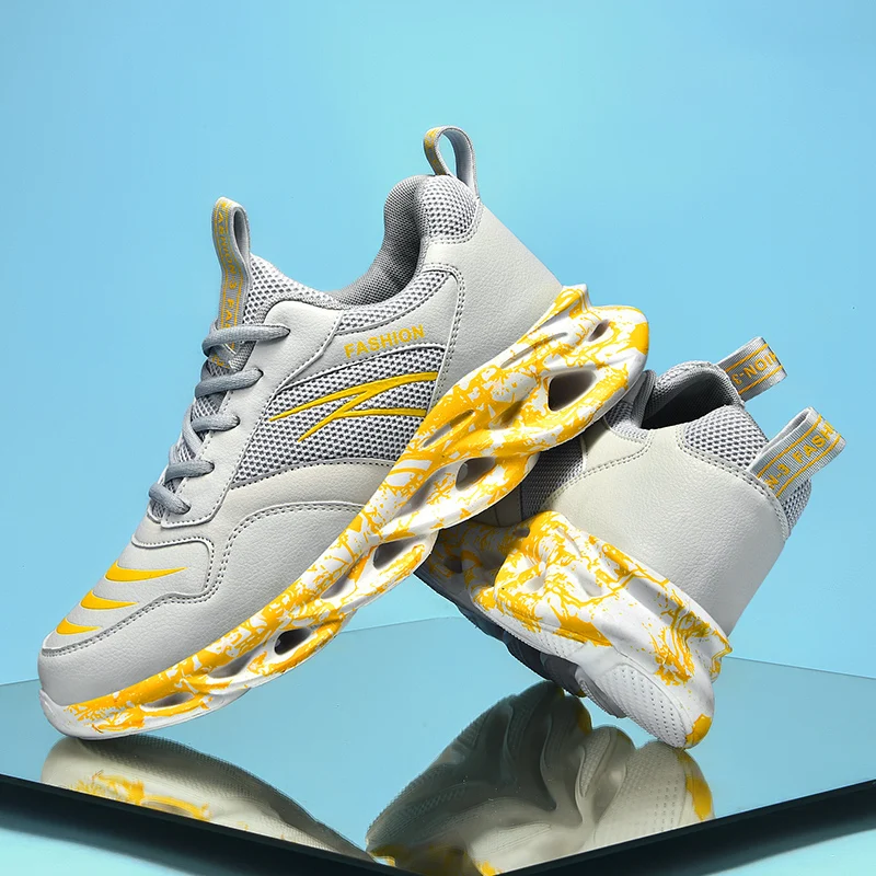 

Мужские кроссовки для бега MAEDEF, повседневная спортивная обувь на плоской подошве, теннисная обувь для ходьбы и прогулок