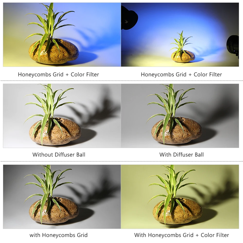 Магнитный Универсальный адаптер крепления + диффузорный шар сетчатый отражатель