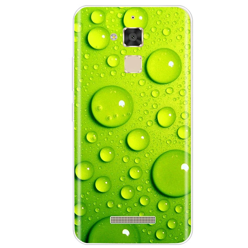 Чехол для Asus Zenfone 3 Max ZC520TL мягкий чехол из ТПУ с цветочным узором и животным X008D