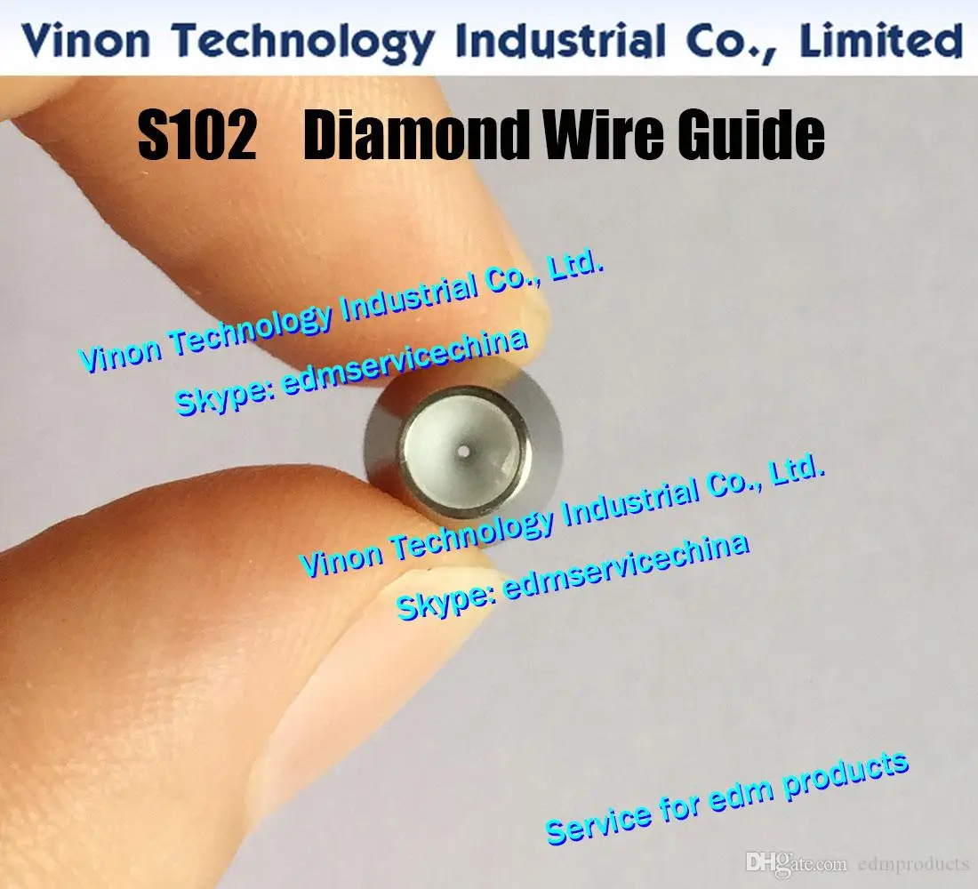 

d=0.35mm Diamond Dies Guide S102 3080227 edm Upper Dies B for AWT 0.35mm for AQ,A,EPOC series wire-cut edm machine wire guide