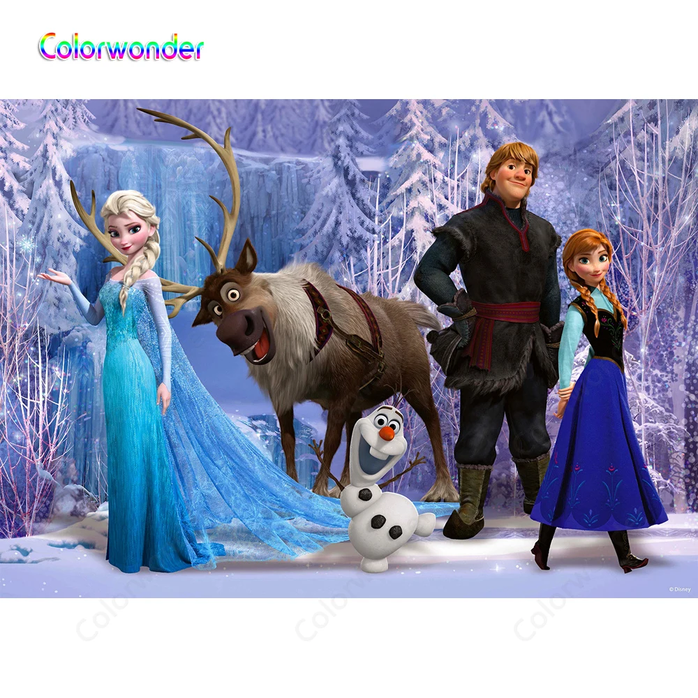 Сказочная Ледяной Мир вечеринка с принцессой фото Снежная королева Анной и их