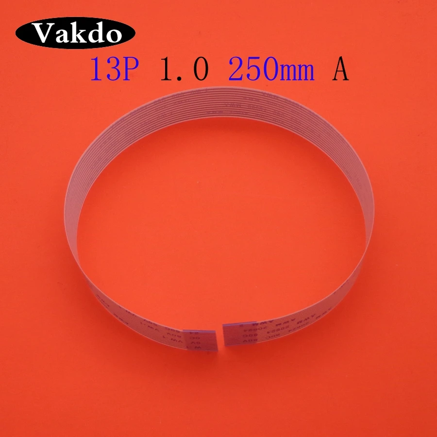 Новый плоский гибкий кабель FFC FPC 2 шт./лот шаг 1 0 мм 13-контактный длина 250 ширина 14 |