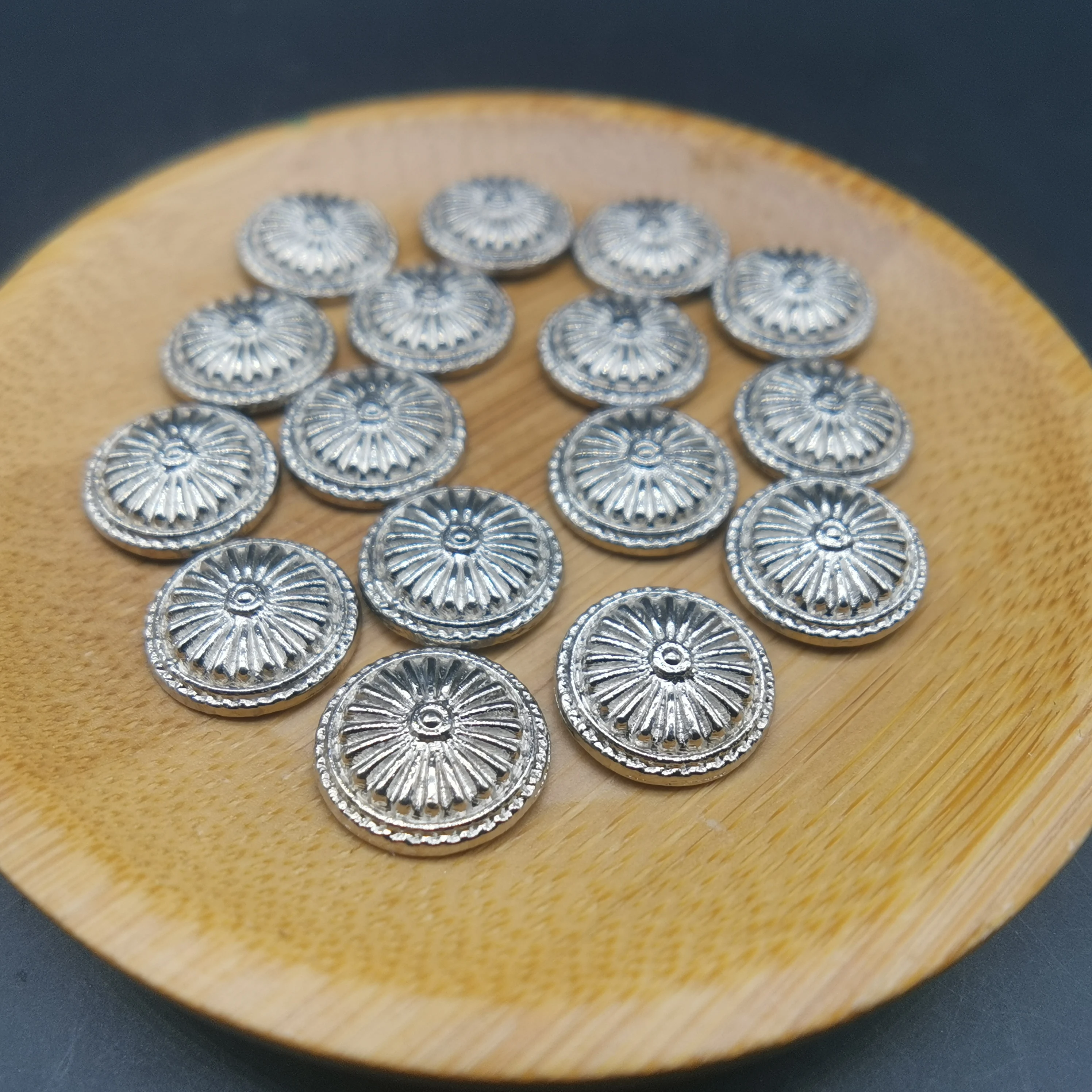 Серебряные шпильки металлические стразы с утюгом 12 мм круглые бусины в стиле