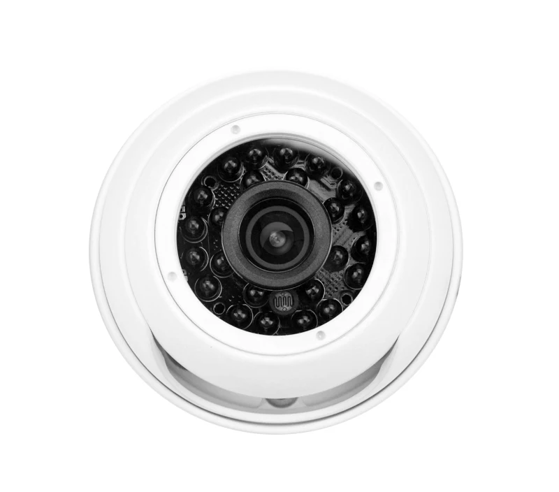 Hi3516C 5MP/3MP белый 24 шт. инфракрасный светодиодный водонепроницаемый металл H.265+ 25Fps ONVIF аудио полусфера IP купольная камера наблюдения