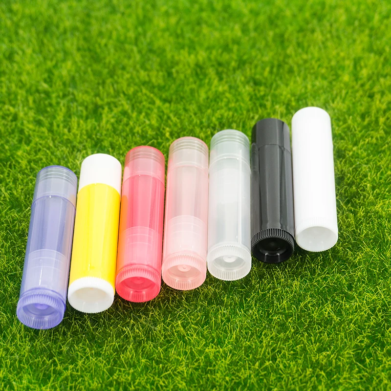 10 шт. 5g бальзам для губ пустой блеск трубки губная помада контейнеры аромат