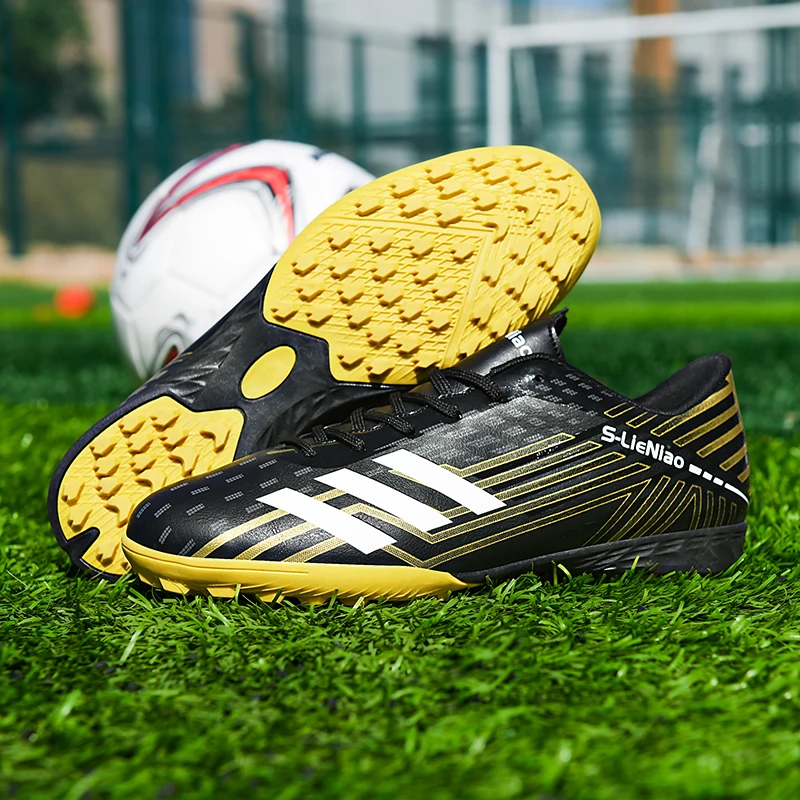 

Football Shoes for Men Soccer Kids Indoor Sneakers Turf Spike Futsal Original Comfortabl Boots