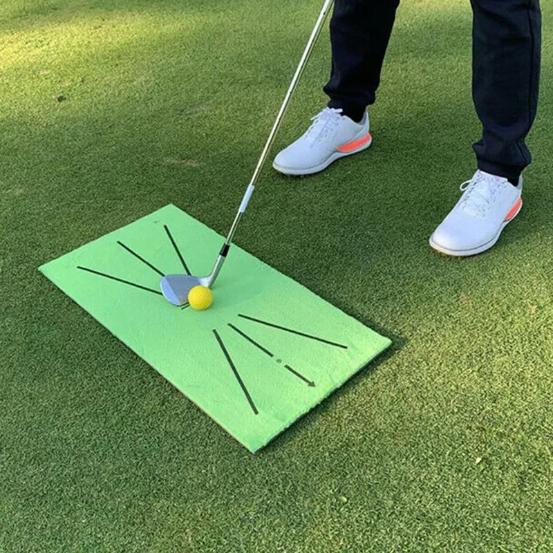 

Golf Training Mat For Swing Detection Batting In Door Golf Game Golf Practice Training Aid Cushion Game Gift Sports Accessories