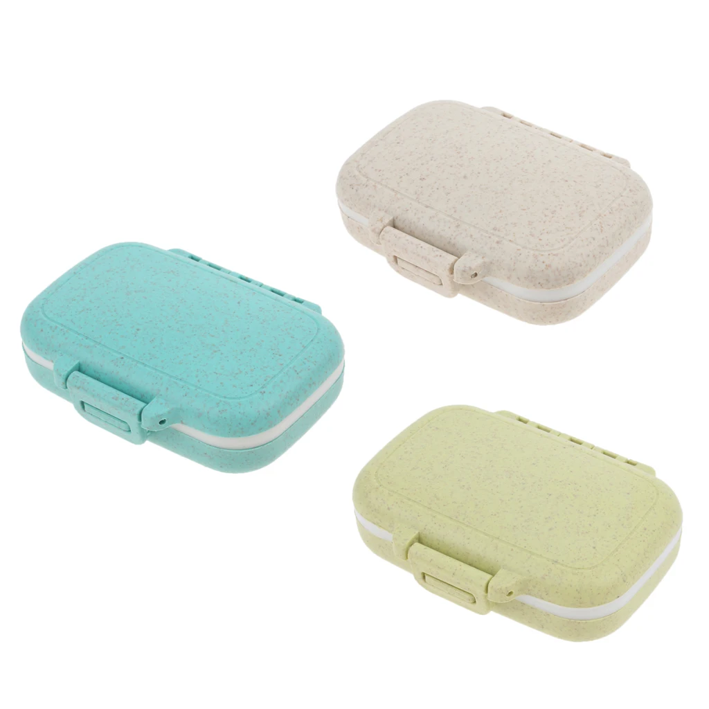 Таблетки для путешествий планировщик Органайзер для таблеток Чехол для того, чтобы держать витамины жир печени трески добавки лекарства витамин, бусины для ювелирных изделий для хранения