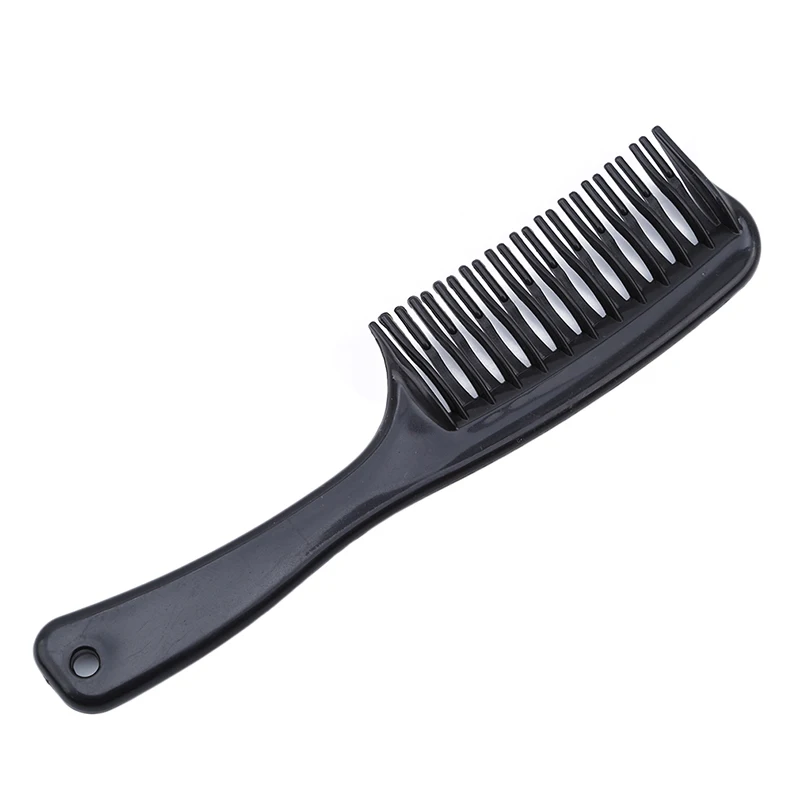

1PC New Fashion Plastic Massage Comb Double Pinion Hair Black Plastic Insert Comb Double Row Massage Comb Teeth Insert