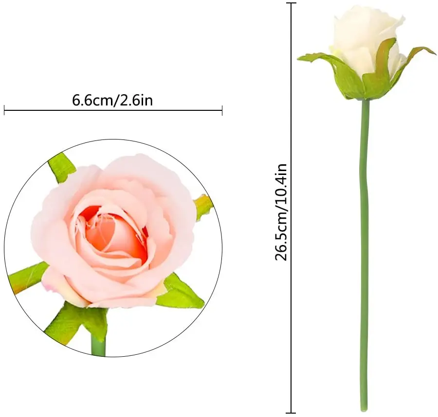 Букет из искусственных шелковых цветов розы 12 головок белый розовый красный для