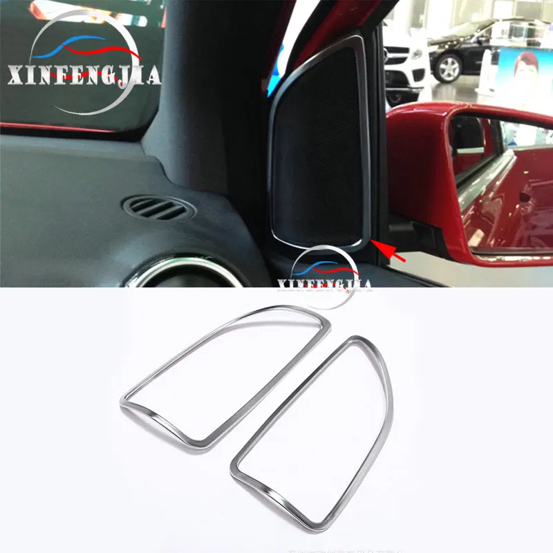 

Для Mercedes-Benz B Class W246 12-16 2x хромированная декоративная накладка на переднюю дверь