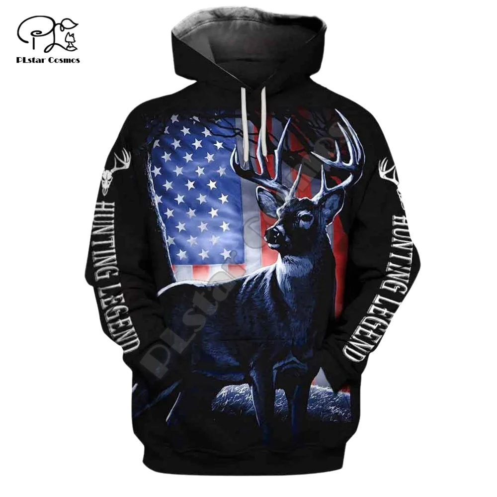 Мужские и женские Олень Охота флaг сшa yзкиe hunter 3d модные толстовки с капюшоном на
