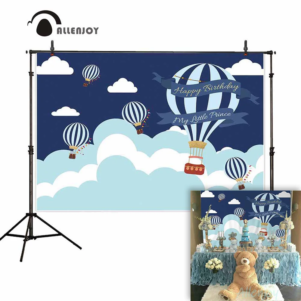 Allenjoy с днем рождения декоративное фоновое полотно для воздушные шары гелием