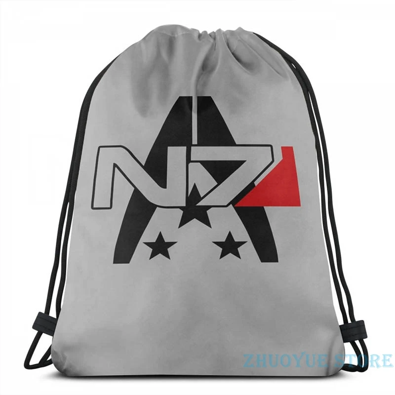 Забавный графический принт Mass Effect N7 Alliance Tee рюкзак с USB-зарядкой мужские школьные
