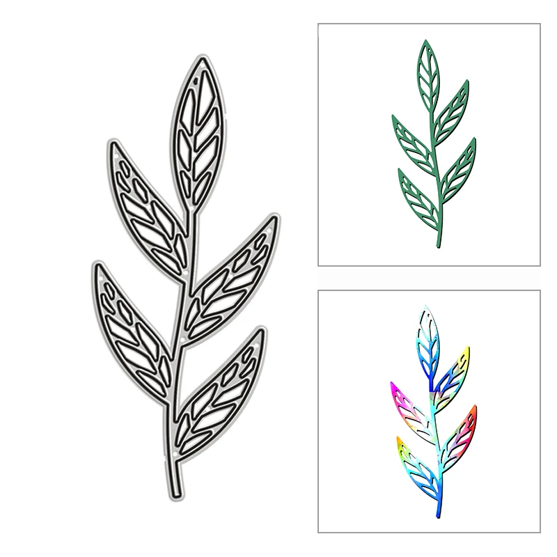 

Новые тонкие листья, форма для поделок «сделай сам» 2021, металлические пресс-формы для скрапбукинга растений и изготовления карт, декоративн...