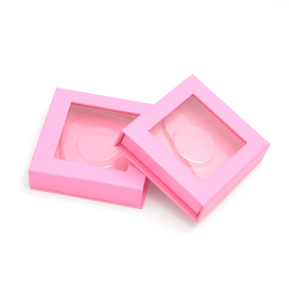 

Wholesale Lash Boxes Packaging Eyelash Box Package Custom Square Magnetic Rose Red Mink Lashes Makeup Storage Case bulk Vendors