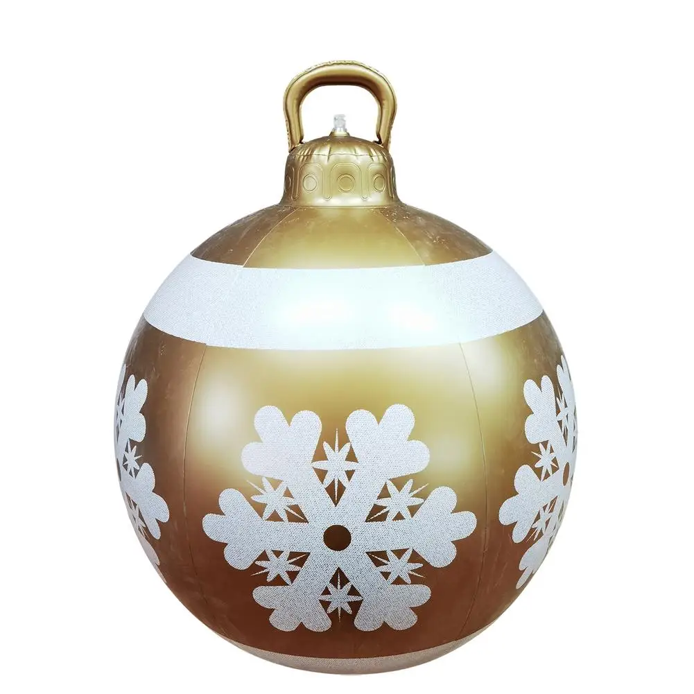 

Christmas Inflatable Decoration Ball 23.6 Inch Outdoor Christmas Bauble Made Of PVC Inflatable Snow Globe For Christmas Holida