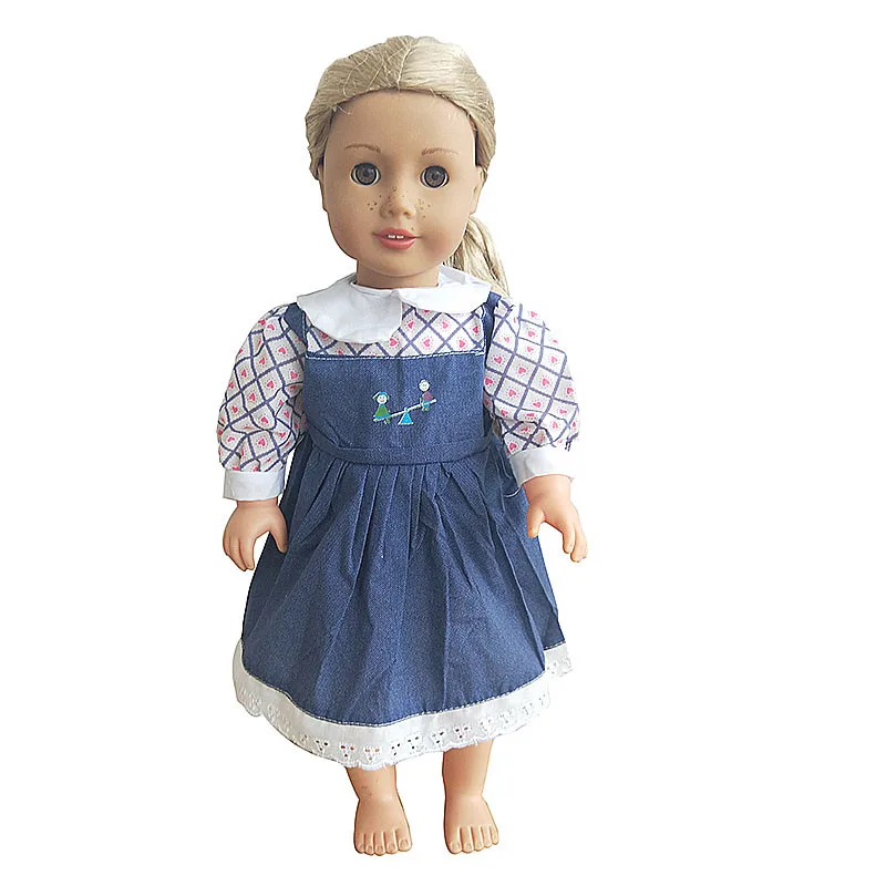 Новинка 1 комплект Ковбойское платье с героями мультфильмов кукольная одежда для