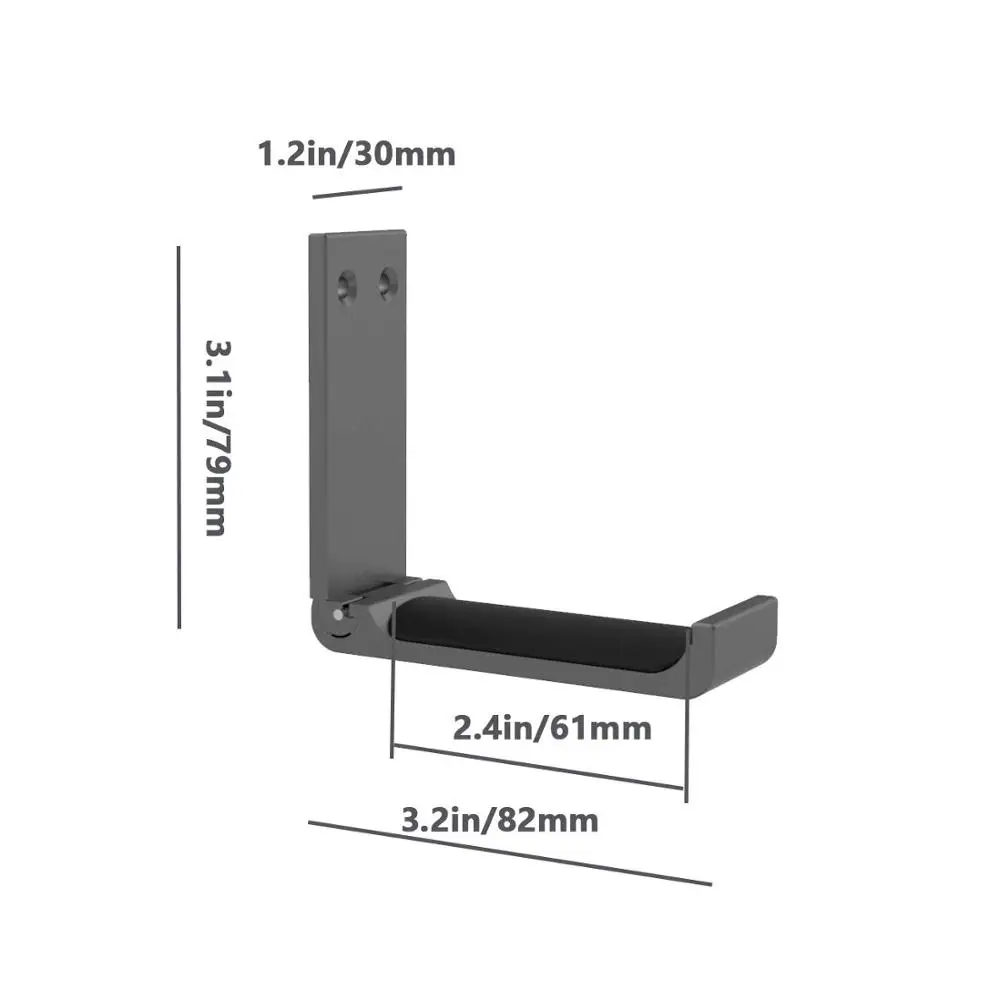 Вешалка для наушников 2 шт. держатель гарнитуры алюминиевый крючок с прочной