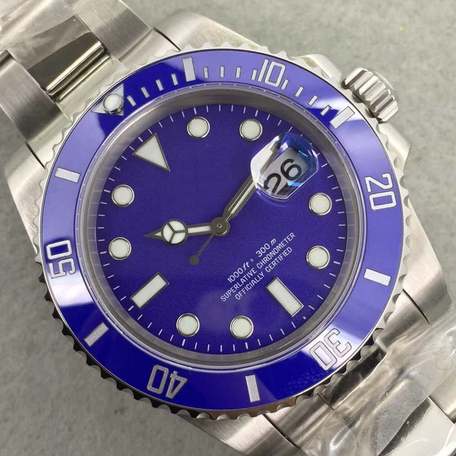 Мужские механические часы 40 мм Submariner 116610 зеленые/Черные чистые керамические из