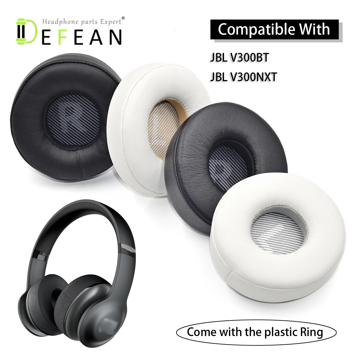 

Defean Replacement Original V300 Ear pads for JBL V300BT (EVEREST 300) V300NXT (EVEREST ELITE 300) Headset Headphone