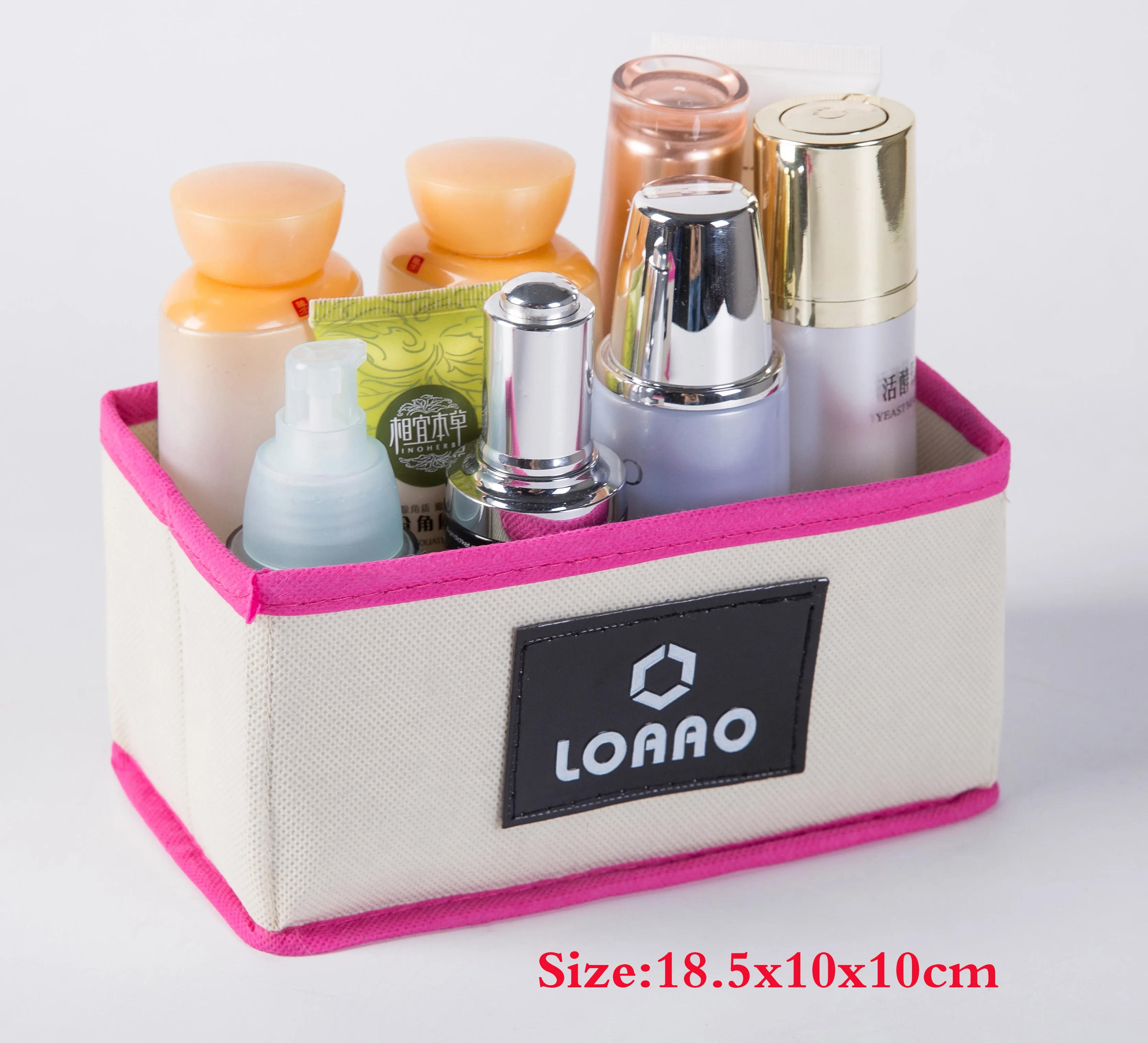 Make up box LOAAO домашняя коробка для хранения носков ящики для нижнего белья Органайзер коробка для бюстгальтера Органайзер хранения носков пылезащитный чехол сумка для хранения вешалка сумка - Цвет: Make up box