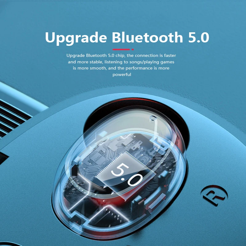 Гарнитура TWS 2 вида цветов Bluetooth-наушники с зарядным устройством 9D Hi-Fi