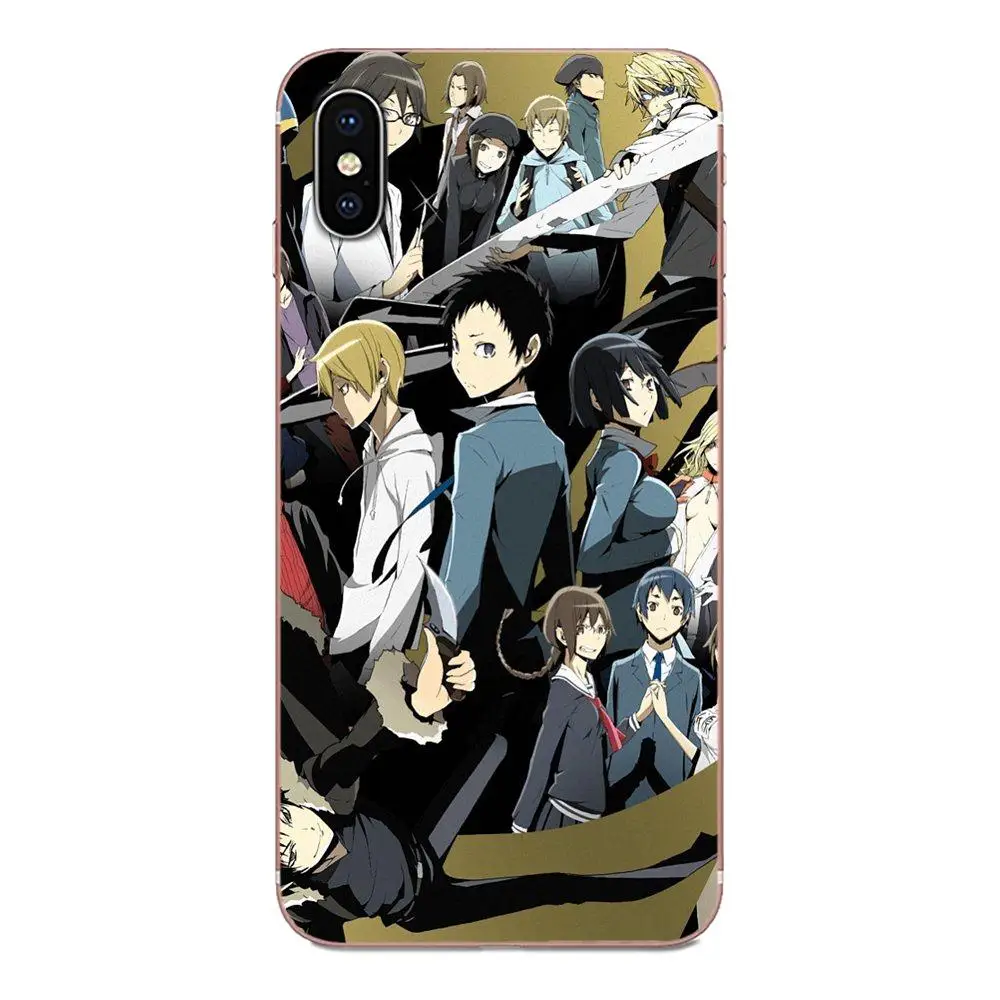 ТПУ для Samsung Galaxy Note 8 9 10 Pro S4 S5 S6 S7 S8 S9 S10 S11 S11E S20 Edge Plus Ultra Anime Durarara|Бамперы| |