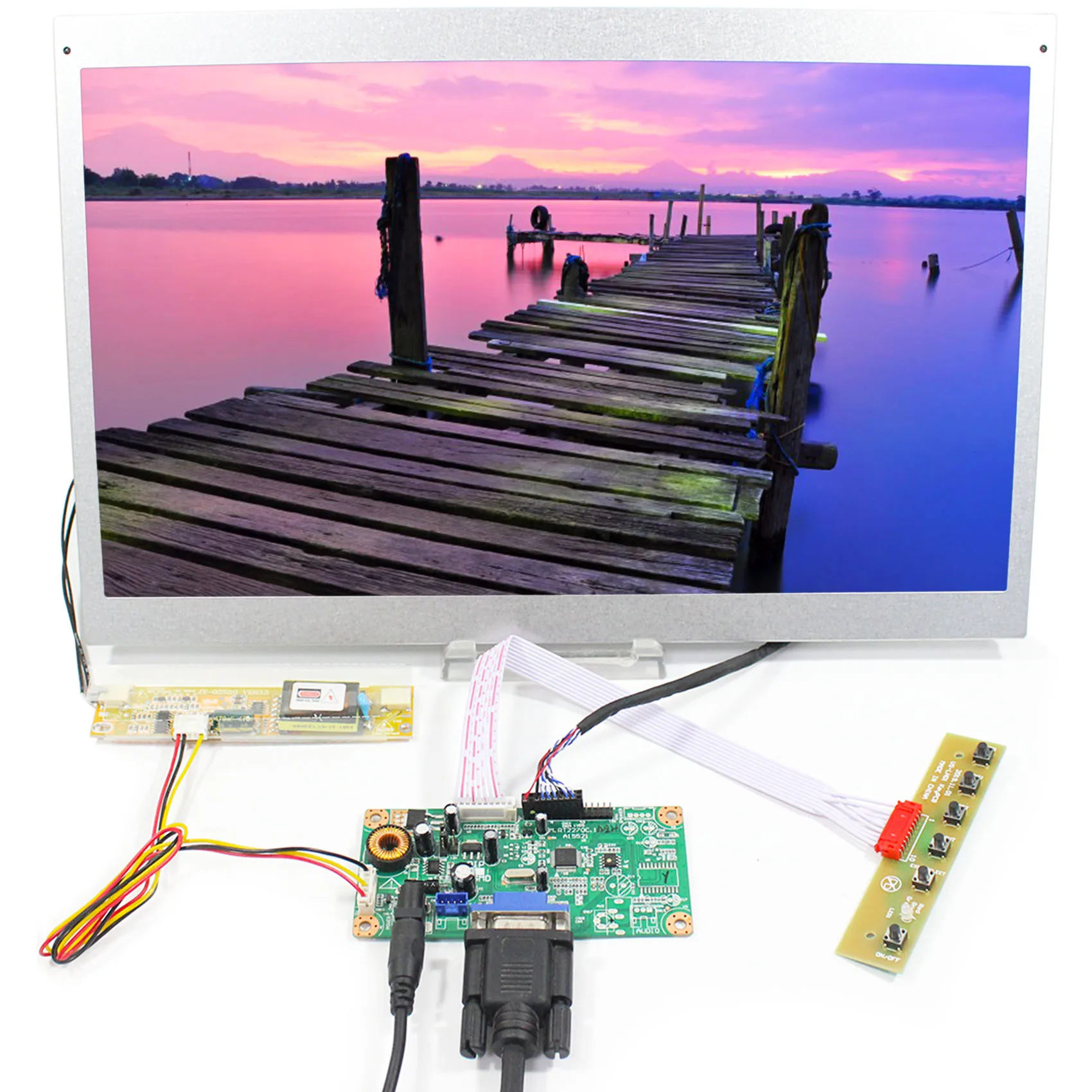 15inch M150EW01 V0 1280X720 LCD Screen with VGA LCD Controller Board