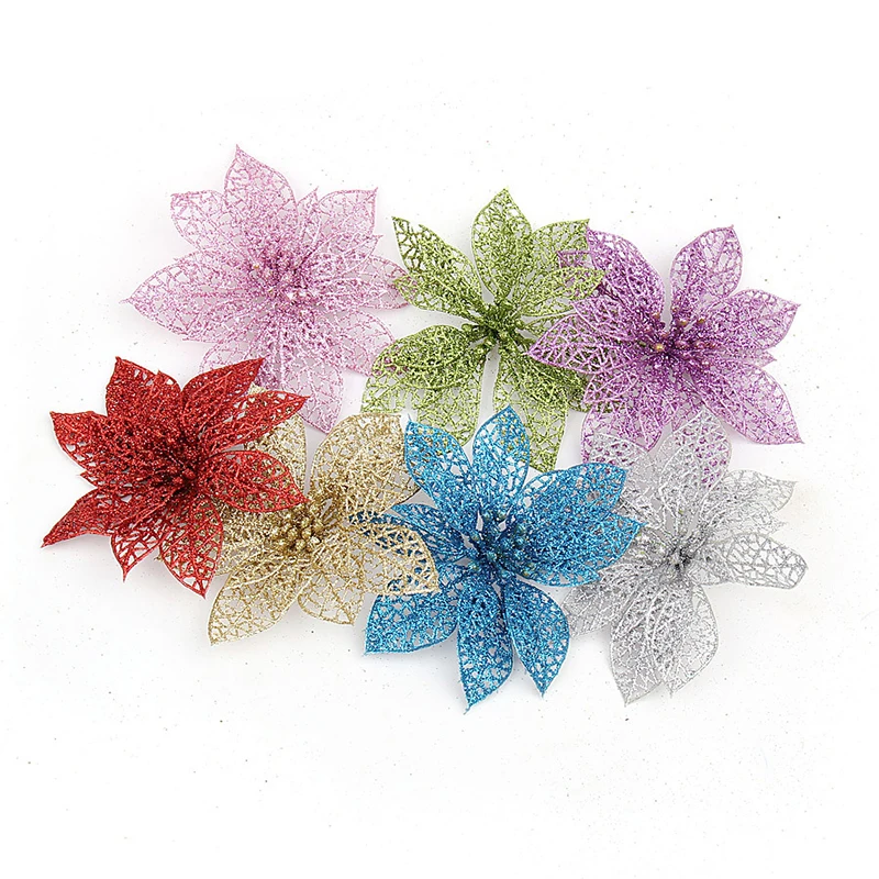 Украшения для дома Рождественская елка цветок Висячие Рождественские