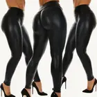 Hirigin 2020 кожаные штаны, Легинсы женские пикантные Эластичные Обтягивающие Леггинсы пуш-ап Стрейчевые Джеггинсы Женские Спортивные Леггинсы