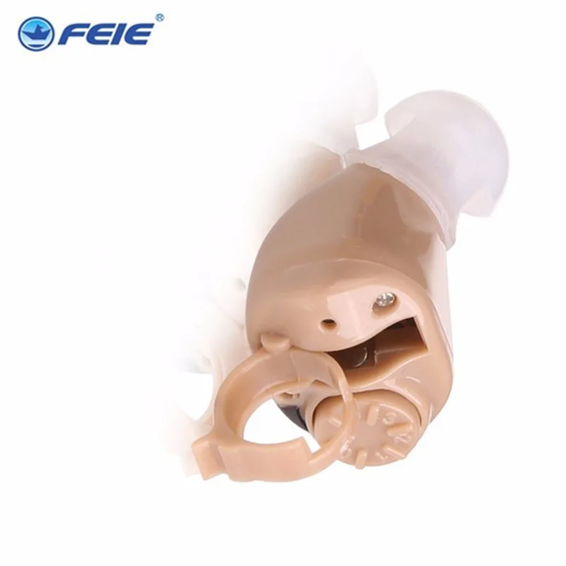 Портативный слуховой аппарат feie mini маленькие невидимые аналоговые слуховые