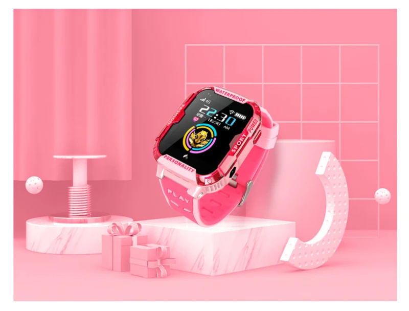 T19 gps детский смарт-браслет Детские часы браслет IP68 сенсорный экран LBS wifi SOS 4G видео чат детские часы супер Детский браслет