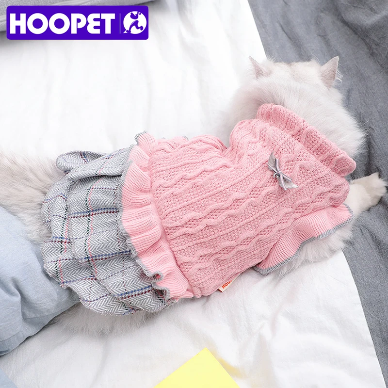 HOOPET собака одежда теплая vestidos para perritas верхняя для щенков костюм животного пальто